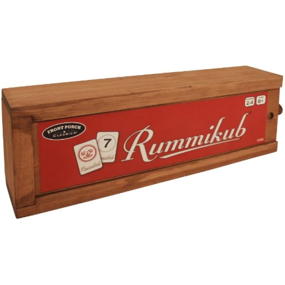Rummikub, Categories Rummy Tile Board Game Durable Wooden Rack Case For