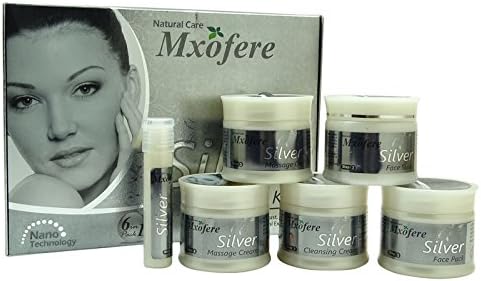 Mxofere Natural &amp; Botanical Extracts Silver Facial Kit 280 Grams / 9.8 Oz