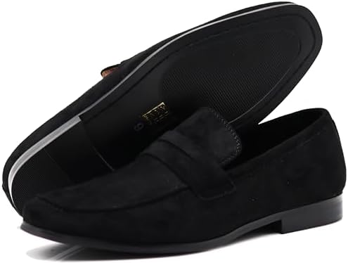 Men\'s Shoes‎ Stacy Adams Neville Suede Slip On Loafer Size 14M Black Neville Moc Toe Bit Slip On Men main image 4