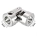 S SYDIEN 4 Pcs 6mm to 6mm Inner Bore Dia Rotatable Universal Joint Coupling Shaft Motor Connector for RC Robot Boat Car