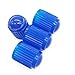 GODESON Plastic Blue Valve Stem Cap for Car, Motorbike, Trucks and Bicycles(Pack of 5pcs)
