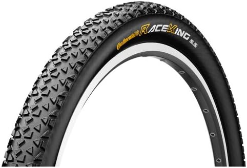 Continental Race KingTire - 26 x 2.2, Black/Black Skinwall, Folding, Tubeless