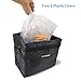 Sunferno Car Trash Can - Garbage Bag With Lid - Compact, Waterproof Leakproof Bag for Car Storage and Organization - Hanging Trash Bin for Back Seat - Auto Accessories Car Gadgets Interior Accessories