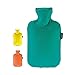Velour Covered Hot Water Bottle (Assorted Colors) 2l hot water bottle by Fashy