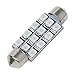 Partsam 10PCS Green 12-3528-SMD 569 578 42mm Festoon LED Lights Interior Dome Map Lamp Bulbs