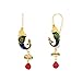 Dancing Girl Women's Traditional Bridal India Peacock Motif Necklace Set ORNE0137MG