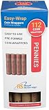 Royal Sovereign Preformed Coin Wrappers, 112 Penny Coin Wrappers (FSW-112P)