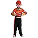 Disney Cars 2 Lightning Mcqueen Pit Crew Classic Boys Costume, Medium/7-8