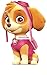 6 Inch Skye Paw Patrol Pup Wall Decal Sticker Pups Puppy Puppies Dog Dogs Removable Peel Self Stick Adhesive Vinyl Decorative Art Kids Room Home Decor Children 4 1/2 x 6 1/2 inches