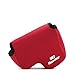 MegaGear ''Ultra Light'' Neoprene Camera Case Bag with Carabiner for Nikon COOLPIX B500 Digital Camera (Red)