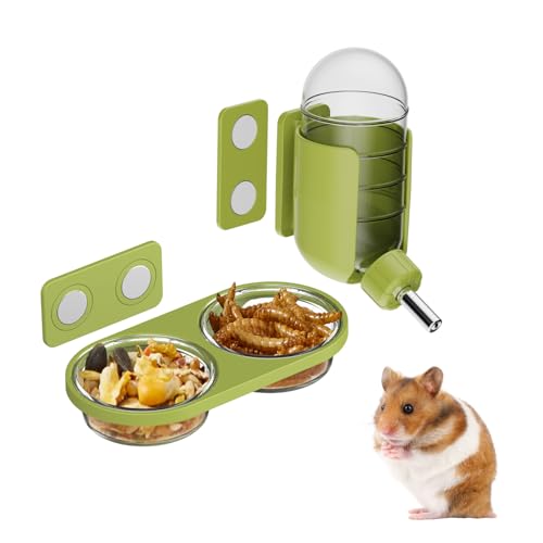 TOKAYIFE Magnetic Hamster Feeding Set