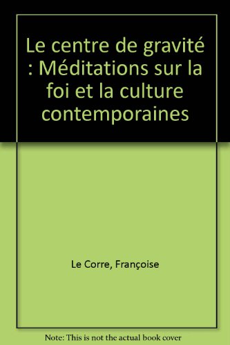 Le  centre de gravité