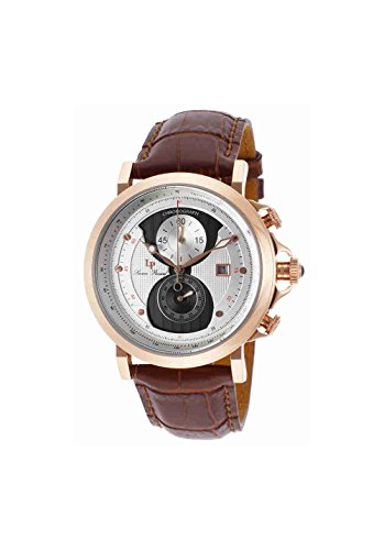 Lucien Piccard Men's 40015-RG-02S-BRW Pegasus Analog Display Quartz Brown Watch