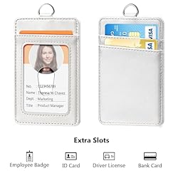 Leather Badge Holder and Adjustable Retractable