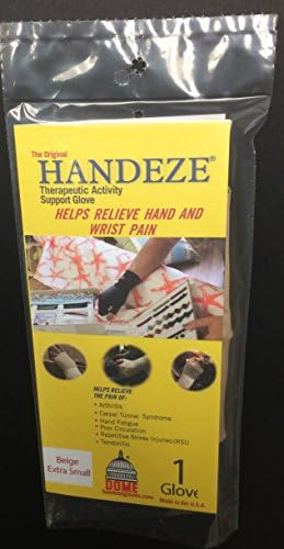 Handeze Therapeutic Glove, Extra Small, Size 2, Beige, Single