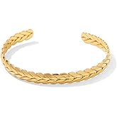 18K Gold Women's Wheat Bracelet, Mesh Bracelet, Fashionable and Luxurious, Jewelry Gift, Birthday/Valentine's Day/Mother's Day/Christmas and Other Holiday Gifts