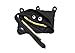 ZIPIT Grillz Pencil Case for Kids, Cute 3-Ring Binder Pencil Pouch for Boys, Girls and Teens, Stationery Bag for School ,Black