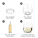Teroforma Wine Twirls Chilling Cubes - 4 PC Set w/ Storage Bag