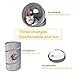 Pet cat house tent,(Large size)cat litter beds Multifunctional pet tunnel,doghouse and pet toys,collapsible,Often used in homes,outdoors,courtyards,parks,journey and car.for Cat/Kitty/Kitten.Grey
