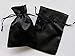 Just for Men! JUMBO 5.5 Inch (15cm) Powder Puff in a BLACK Satin Bag *SHIPS FROM THE USA*