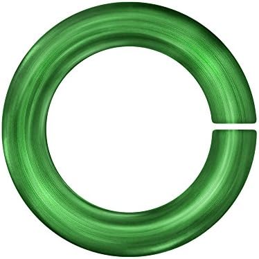 Weave Got Maille Anodized Aluminum Gauge Shamrock Jumprings, 4.5mm