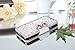 Vandot 3D Rhinestone Crystal Leather Wallet Case for Apple iPhone 6 Plus (5.5-Inch) - White