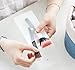 Travel Cosmetic Bags Make up Bag Organizer Men Women Hanging Toiletry Bags Wash Bags Large Capacity Drawstring Makeup Bag Blue + Small Pouch + Clear PVC Brush Bag (Blue)