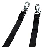 Workoutz 8.5ft Heavy Duty Nylon Dual Pulling Strap for Weighted Speed Sleds and Harness