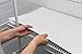 Duck Brand Solid Grip Easy Liner Shelf Liner For Wire Shelving, 20-Inch x 4-Feet, White