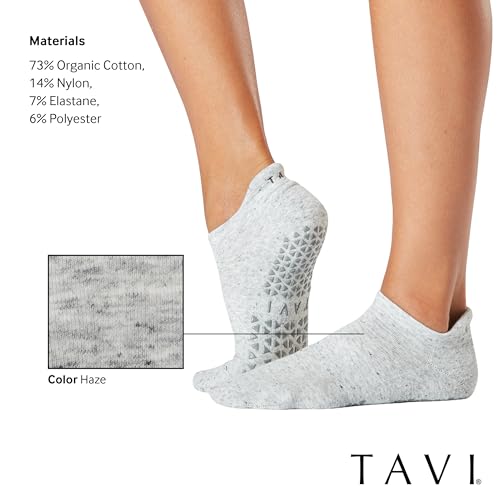 TAVI NOIR Women's Savvy Non-Slip Socks Grip Barre, Dance