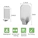 16 PCS Wall Hooks Hangers by Amoner, Heavy Duty Wall Hooks Stainless Steel Waterproof Hanger for Bathroom Kitchen Wardrobe Bedroom and Cabinets