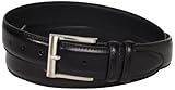 Florsheim Men's Big-Tall Pebble Grain Leather Belt 32MM, Black, 48