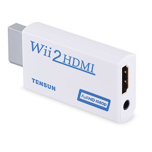 image for Tensun Wii to HDMI Converter, Wii2HDMI Adapter Output Video Audio with