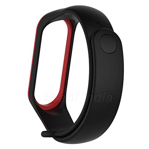 Epaal Dual Color Wristband Smartband Strap for Xiaomi Mi Band 4 and Mi Band 3