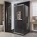 DreamLine Quatra 32 5/16 in. D x 46 5/8 in. W x 72 in. H Frameless Pivot Shower Enclosure in Brushed Nickel, SHEN-1132460-04