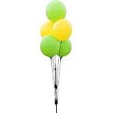 Balloon Bobber - Weatherproof Reusable Paneled Balloon Cluster Pole Kit - Helium Free Plastic Outdoor Balloons