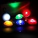 beslove 6Pcs Clip-On Pet Cat Dog Collar LED Lights, Upgraded Weather Resistant Shockproof LED Safety Night Walking Light, ID Tag and 12Pcs Batteries Included