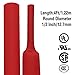 XHF 1/2 Inch (13mm) 3:1 Waterproof Heat Shrink Tubing Marine Grade Wire Cable Adhesive Lined Tube Insulation Seal Against Moisture Corrosion and Air Leakage, 4 Ft Red