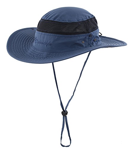 Connectyle Outdoor Mesh Sun Hat Wide Brim Sun Protection Hat Summer Fishing Hunting Hiking Gardenig Hat