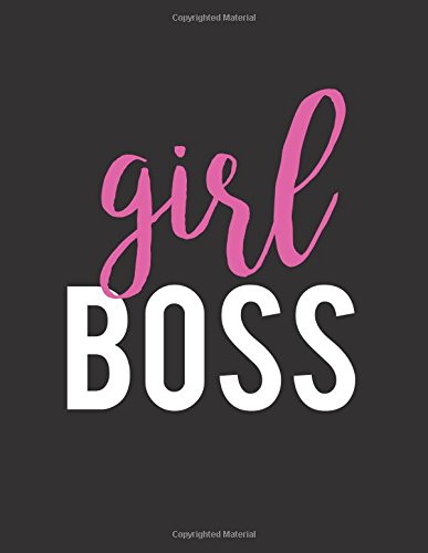 Girl Boss: Notebook Journal: Large Composition Notebook with 110 Pages (8.5 x 11) with a Minimalist Style