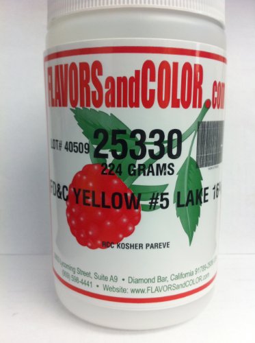 FD&C Yellow #5 Lake HD 38-42% 227 Grams