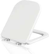 MASS DYNAMIC Square Toilet Seat Soft Close Top Fix with Quick Release