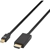 Kanex Mini DisplayPort / Thunderbolt to HDMI Cable 10 Feet (3.0 Meter) with Audio Support HD 1080p (1920x1080)