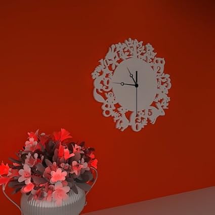 Designer Corian Wall Clock
