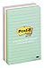 Post-it(R) Notes, 4 in x 6 in, Marseille Collection, Lined, 5 Pads/Pack, 100 Sheets/Pad (660-5PK-AST) primary