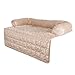 Furniture Protector Pet Cover for Dogs and Cats with Shredded Memory Foam filled 3-Sided Bolster Soft Plush Fabric by PETMAKER Â- 35Â” x 35Â” Beigethumb 3