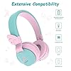 Headphones-Riwbox-BT05-Wings-Kids-Headphones-Wireless-Bluetooth-Over-Ear-85dB103db-Volume-Control-Children-Foldable-Headphones-with-MicTF-Card-Compatible-with-TabletSmartphoneSchool-PinkGreen Riwbox Headphones, BT05 Wings Kids Headphones Wireless Bluetooth Over Ear 85dB/103db Volume Control Children Foldable…