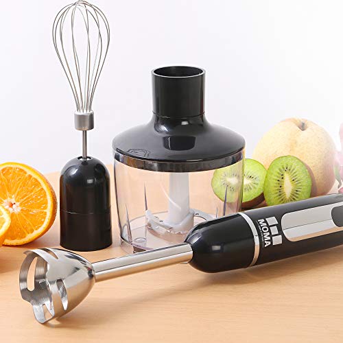 image for MoMA Immersion Blender - 500 Watt Hand Blender Mixer - 4-In-1 Blender 