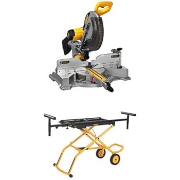 DEWALT DWS709 Slide Compound Miter Saw, 12-Inch w/ DWX726 Rolling Miter