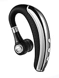 Bluetooth Headset,Ansin A8 Wireless Stereo Earphones V4.1 Bluetooth Headphones Lightweight Earpieces In-ear Earbuds with Microphone and Mute Key for iPhone and Android Smart Cellphone-Gray